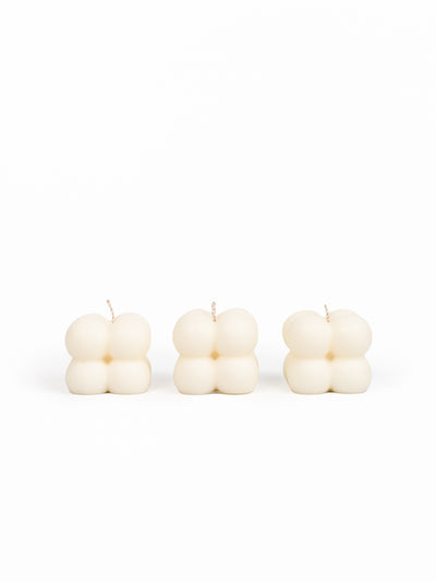 Mini Bubble Candles (Set of 3)