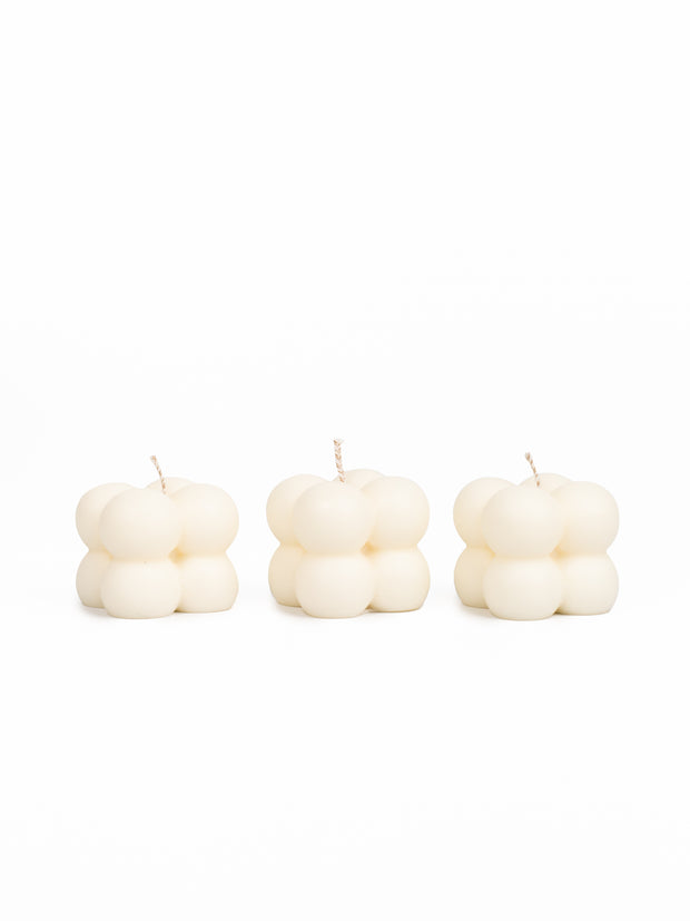 Mini Bubble Candles (Set of 3)